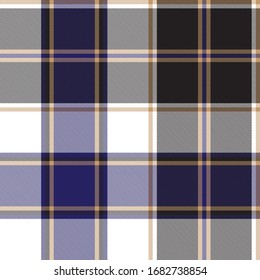 Classic Plaid Tartan Seamless Pattern for shirt printing, fabric, textiles, jacquard patterns, backgrounds and websites