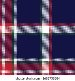 Classic Plaid Tartan Seamless Pattern for shirt printing, fabric, textiles, jacquard patterns, backgrounds and websites