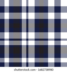 Classic Plaid Tartan Seamless Pattern for shirt printing, fabric, textiles, jacquard patterns, backgrounds and websites