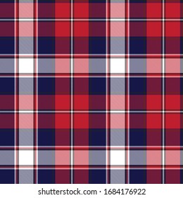 Classic Plaid Tartan Seamless Pattern for shirt printing, fabric, textiles, jacquard patterns, backgrounds and websites