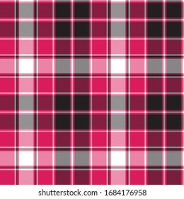 Classic Plaid Tartan Seamless Pattern for shirt printing, fabric, textiles, jacquard patterns, backgrounds and websites