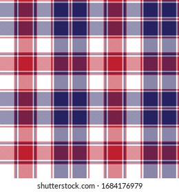 Classic Plaid Tartan Seamless Pattern for shirt printing, fabric, textiles, jacquard patterns, backgrounds and websites