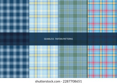 Classic Plaid Tartan Seamless Pattern for shirt printing, clothes, dresses, tablecloths, blankets, bedding, wrapping paper, quilt, fabric, and other textile products.