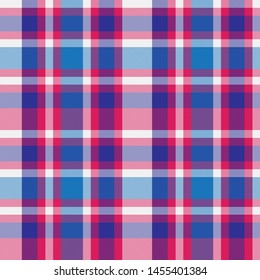 Classic Plaid Tartan Seamless Print Pattern