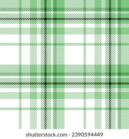 Classic Plaid Tartan ( white, green, ) Seamless Pattern for shirt printing,clothes, dresses, tablecloths, blankets, bedding, paper,quilt,fabric and other textile products. Vector illustration