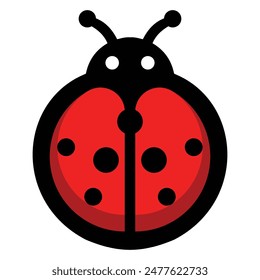 Classic or playful, this fully scalable ladybug logo is perfect for nature, garden, or child-friendly brand.