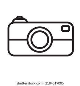 Classic Pocket Camera Icon Graphic Vector Illustration