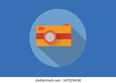 classic pocket flat camera design with an elegant theme