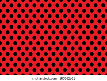 abstract polka dots on red background pattern 21526529 Art at Vecteezy