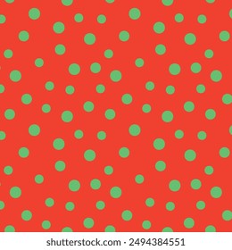 Klassische Polka Dot Harmony. Nahtloses Vektorgrafik-Muster-Design. Punktdesign und Polka-Punkt-Design