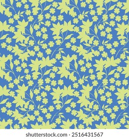 Classic Popular Flower Seamless pattern background.Perfect for wallpaper, fabric design, wrapping paper, surface textures, digital paper