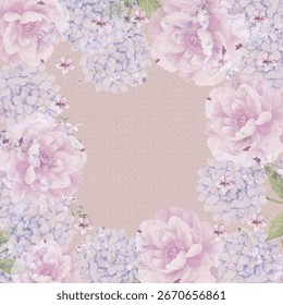 classic popular flower seamless pattern background