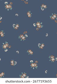 Classic Popular Flower Seamless pattern background - For easy making seamless pattern use it for filling any contours