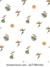 Fondo Populares clásico del patrón inconsútil de la flor - para hacer fácilmente el patrón inconsútil úselo para llenar cualquier contorno