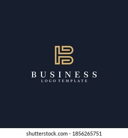 Classic Premium Initial Letter B Line Art Business Brand logo design