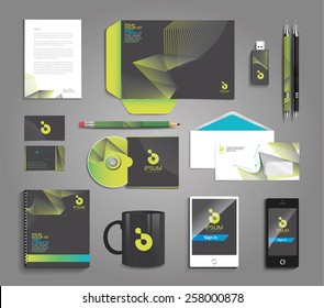 Classic and professional stationery template design for your company