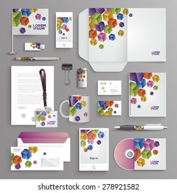 Classic and professional stationery template design for your company