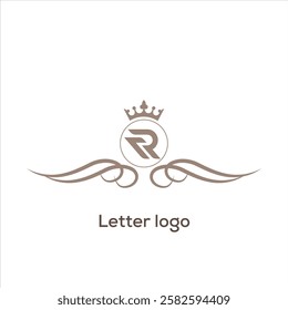 Classic R letter icon design