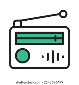 A classic radio for listening to AM,FM broadcasts