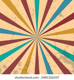 fondo retro de color arcoiris clásico