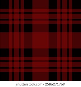 Classic red and black plaid pattern in a timeless tartan style. Perfect for backgrounds, fashion, scarves, blankets, and graphic design projects. High-resolution