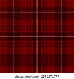 Classic red and black plaid pattern in a timeless tartan style. Perfect for backgrounds, fashion, scarves, blankets, and graphic design projects. High-resolution