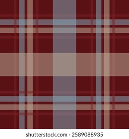 Classic red and gray tartan pattern with overlapping lines and soft color blends. Ideal for fabric printing, home decor, and digital backgrounds.