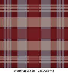 Classic red and gray tartan pattern with overlapping lines and soft color blends. Ideal for fabric printing, home decor, and digital backgrounds.