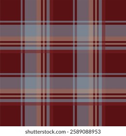 Classic red and gray tartan pattern with overlapping lines and soft color blends. Ideal for fabric printing, home decor, and digital backgrounds.