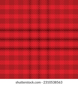 Classic red modern seamless pattern. Tartan is a traditional British plaid fabric, for printing shirts, fabrics, textiles, jacquard patterns, backgrounds.