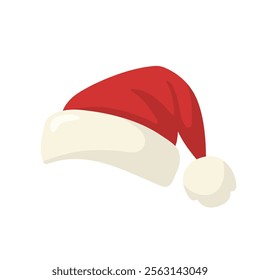 Classic Red Santa Hat Illustration