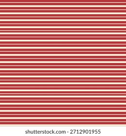 Klassische Rot und Weiß Streifen Vektor Nahtloses Muster Design