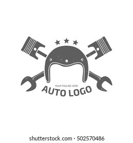 Classic retro auto logo
