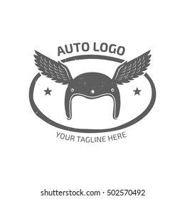 Classic retro auto logo