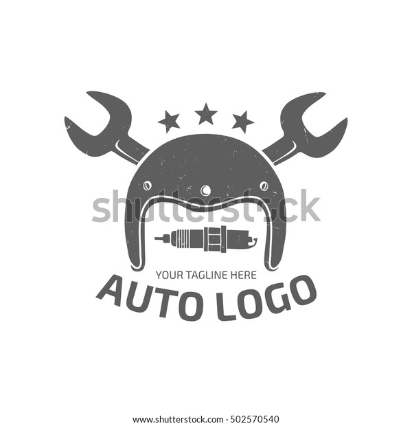 Classic retro auto\
logo