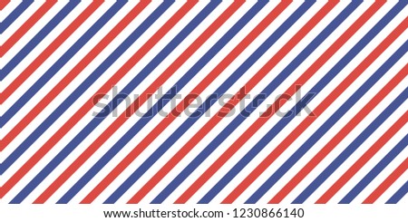 Classic retro background with diagonal stripes red blue color, vector color stripes flag, airmail