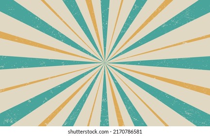 Classic retro burst background vector. Vintage ray backdrop and wallpaper design