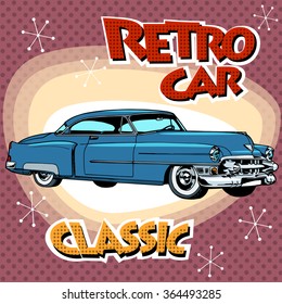 Classic retro car