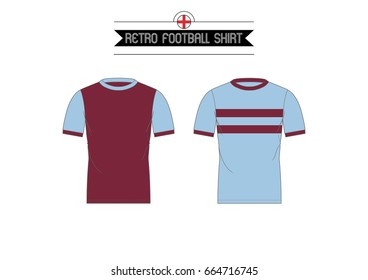 Classic Retro Football Shirt // English Club