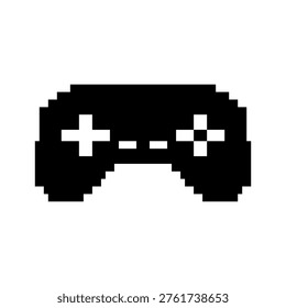Classic Retro Gamepad Pixel Art Icon