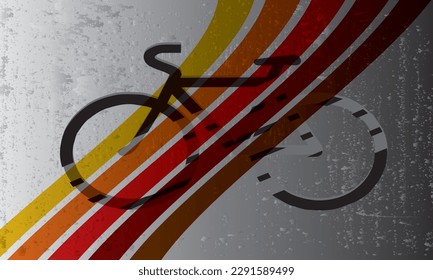 Classic Retro for World Bike Day with Vintage Concept
