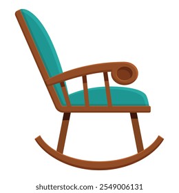 Classic rocking chair providing comfort and relaxation, perfect for enjoying quiet moments