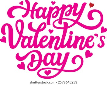 A classic romantic font with soft, flowing strokes, perfect for heartfelt Valentine's Day messages.