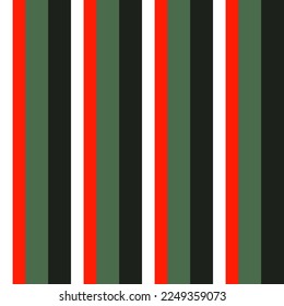 Classic rugby stripe. Seamless vector linear pattern suitable for fashion, home decor and stationary.