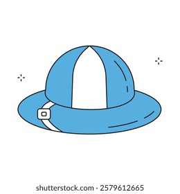 Classic Safari Headwear Vector Icon Design