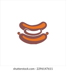 Classic Sausages Logo Design Vector