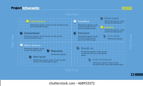 Classic Scatter Diagram Slide Template