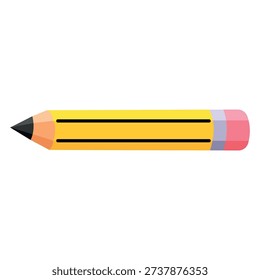 classic school supply shown in clean simple style with bright tone suitable for creative design