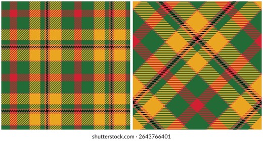 Classic Scottish Tartan Design. Abstract Check Plaid Pattern. Seamless Tartan Illustration Vector Set for Scarf, Blanket, Other Modern Spring Summer Autumn Winter Holiday Fabric Print.