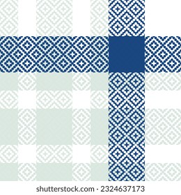 Classic Scottish Tartan Design. Checker Pattern. Template for Design Ornament. Seamless Fabric Texture.